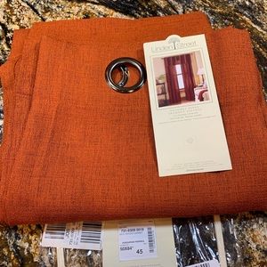 Four Linden Street Textured Grommet Panels 50x84